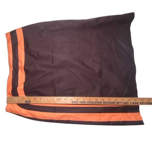 Russell Scott Signature Womens Brown & Orange Striped Pencil Skirt Size 6 Retro - Picture 4 of 5